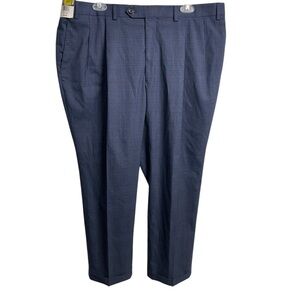 Ralph Ralph Lauren Eamuel comfort flex pants Pleated Dress pants 40x29 BLUE